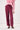 ADORNE AJD1940 LULU CUPRO PANT ADORNE BURGUNDY / 8 PANTS 50873
