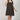 Adrift Claire Short Linen Dress ADRIFT BLACK / XS DRESSES 45911