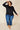 Adrift Denim Cropped Straight Leg Jeans ADRIFT MID WASH / XS JEANS 42232