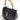 AXD1851 MARISSA WOVEN BAMBOO CURVED MINI BAG ADORNE BLACK Handbags 52817