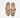 BIANCA LEOPARD LEATHER BALLET FLAT WALNUT MELBOURNE WOMENS FOOTWEAR