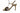 Brazilio Spicy Metal Leaf Strappy Heel BRAZILIO WOMENS FOOTWEAR