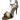 Brazilio Spicy Metal Leaf Strappy Heel BRAZILIO WOMENS FOOTWEAR