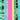 OB2098 FELICIA STRIPED ACRYLIC CLUTCH OLGA BERG RAINBOW CLUTCH 36483