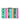 OB2098 FELICIA STRIPED ACRYLIC CLUTCH OLGA BERG RAINBOW CLUTCH 36483