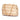 OB2122 QUINN WOVEN CLUTCH OLGA BERG GOLD CLUTCH