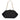 OB2164 KARINA SATIN CLUTCH OLGA BERG BLACK CLUTCH 44477