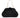 OB4805 MINKI GATHERED WOVEN CLUTCH OLGA BERG BLACK CLUTCH 44498