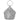 OB5243 BIANCA  ball mesh clutch OLGA BERG silver CLUTCH 19913