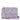 OB6476 MILLIE CROCHETTED SHOULDER BAG OLGA BERG LILAC CLUTCH 38047