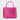 OB6484 DANIELLA HOTFIX TOP HANDLE BAG OLGA BERG FUCHSIA HANDBAGS 42882