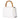 OB6493 HARLEY BAMBOO HANDLE BAG OLGA BERG WHITE BAGS/CLUTCH 48067