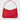 OB6509 ISLA TOP HANDLE BAG OLGA BERG RED CLUTCH 50679
