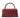 OB6517 HAILEY TOP HANDLE BAG OLGA BERG BURGUNDY CLUTCH 50684