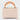 OB6520 OLIVIA TOP HANDLE BAG OLGA BERG NATURAL CLUTCH 50662