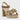 SHERBET PLEAT PLATFORM PINK INC GOLD PLEAT / 36 WOMENS FOOTWEAR 52491