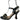 TRIP STRAPPY HEEL BRAZILIO BLACK / 36 WOMENS FOOTWEAR 41496
