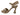 VESPA PLAITED HEEL BRAZILIO WOMENS FOOTWEAR