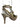 VIV STUD HEEL BRAZILIO WOMENS FOOTWEAR