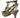 VIV STUD HEEL BRAZILIO WOMENS FOOTWEAR
