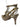 VIV STUD HEEL BRAZILIO WOMENS FOOTWEAR