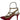 VIV STUD HEEL BRAZILIO RED / 36 WOMENS FOOTWEAR 41516