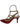 VIV STUD HEEL BRAZILIO RED / 36 WOMENS FOOTWEAR 41516