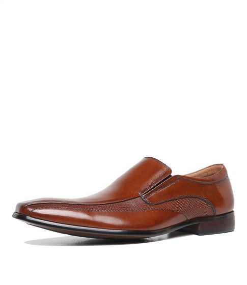 XRAY COGNAC LEATHER FLAT SHOES - COLORADO - 10, 11, 12, 13, 6, 7, 8, 9, footwears, MENS, mens footwears, mens shoe - Stomp Shoes Darwin