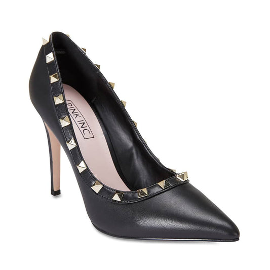 SIERRA STUD BLACK PUMP - PINK INC - 10, 5, 6, 6.5, 7, 7.5, 8, 8.5, 9, 9.5, pink inc, pump, pump on sale, stiletto, stiletto heel, womens footwear - Stomp Shoes Darwin