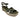 Django & Juliette Wandah Wedge Khaki Suede front three-quarter view