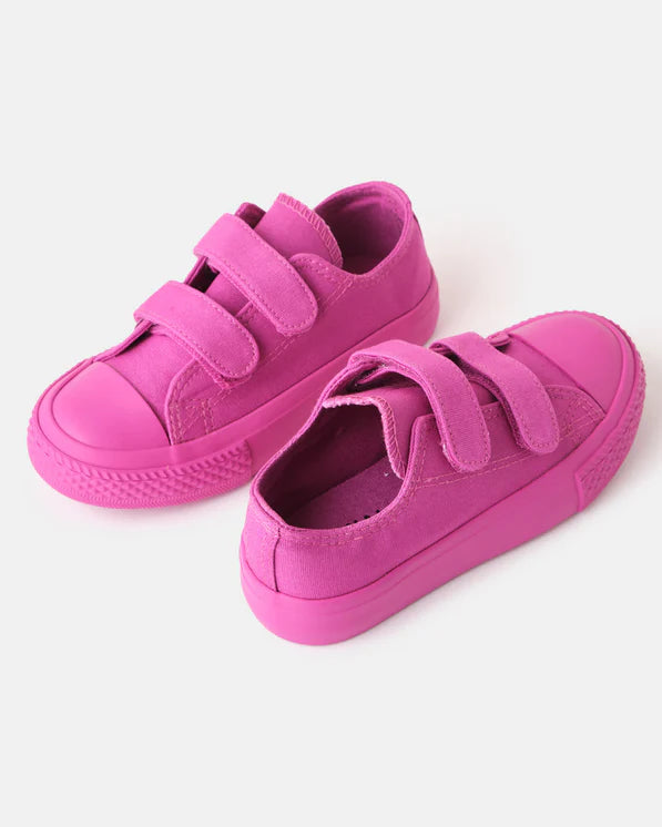 REMI CANVAS SNEAKER - WALNUT MELBOURNE - BF, kids, kids footwear, Kids Shoes & Accessories - Stomp Shoes Darwin