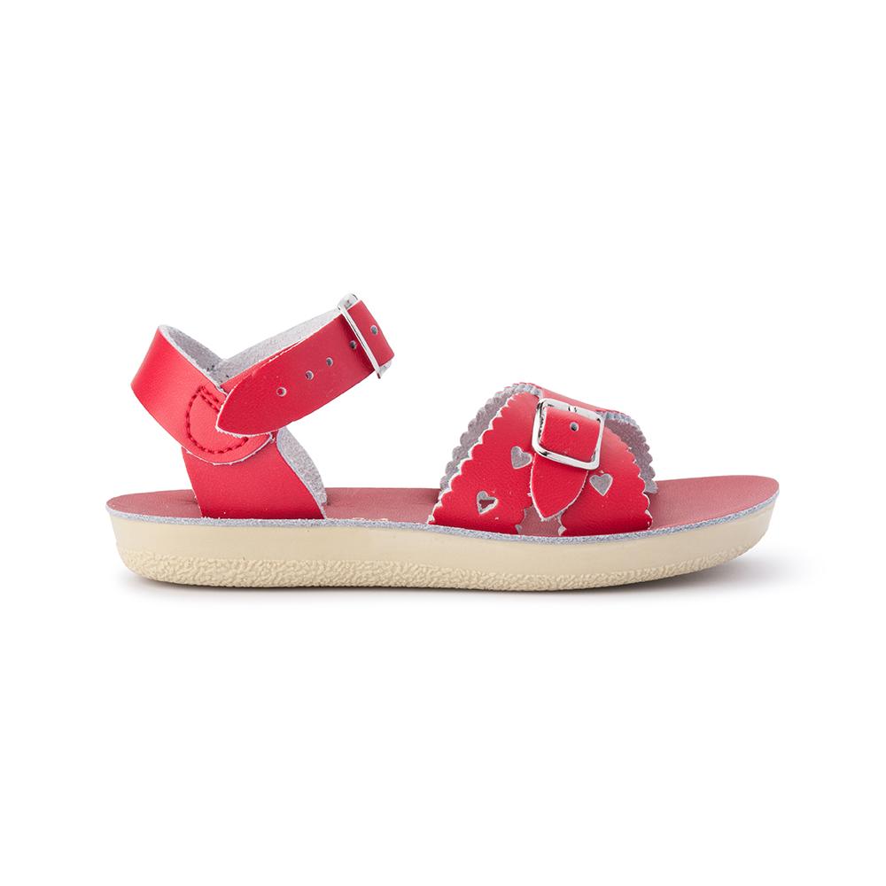 SWEETHEART RED SANDAL - SALT WATER - kids shoes, SALT WATER - Stomp Shoes Darwin
