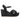 144057 KATHERYN WEDGE XTI BLACK / 36 WOMENS FOOTWEAR 55186