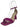 BRAZILIO JAZZ CIRCULAR HEEL - BRAZILIO - 16936, 56619, ankle strap, Cristal rose, leather, PINK, ROSE, womens footwear - Stomp Shoes Darwin