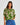 20012TWSS ANTONIE PLEATED BLOUSE SASS CLOTHING MOONFLOWER GREEN / 6 TOPS 54098