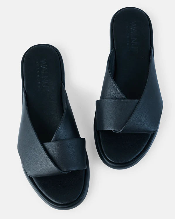 LAUREN SLIDE - WALNUT MELBOURNE - BF, on sale, womens footwear - Stomp Shoes Darwin