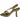 513018 ELIZABETH HEEL CARRANO GOLD / 36 WOMENS FOOTWEAR 55230