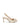 NUDE FOOTWEAR AMELINE SLING BACK CLOSED TOE HEEL - NUDE FOOTWEAR - 36, 37, 38, 39, 40, 41, GOLD, heel with bow, Heels With Bow, leather, natural tweed, womens footwear - Stomp Shoes Darwin