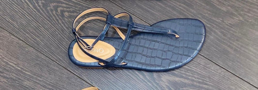 SHIZU CROC NAVY - MISANO - 36, 37, 38, 39, 40, 41, 42, BF, NAVY, on sale, womens footwear - Stomp Shoes Darwin