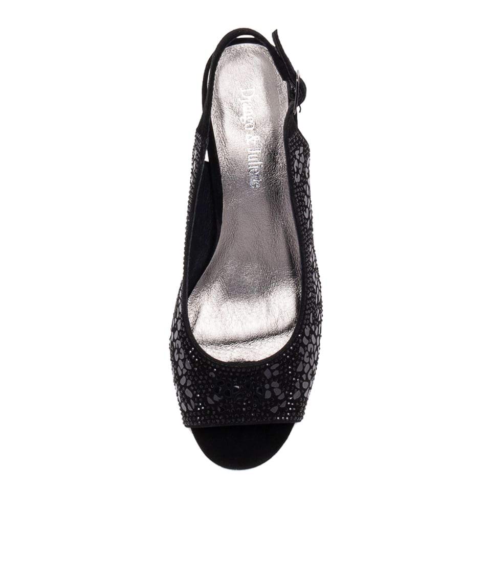 JUJUN EMBELISHED BLOCK HEEL - DJANGO AND JULIETTE - 36, 37, 38, 39, 40, 41, 42, BLACK, block heel, Nude, womens footwear - Stomp Shoes Darwin