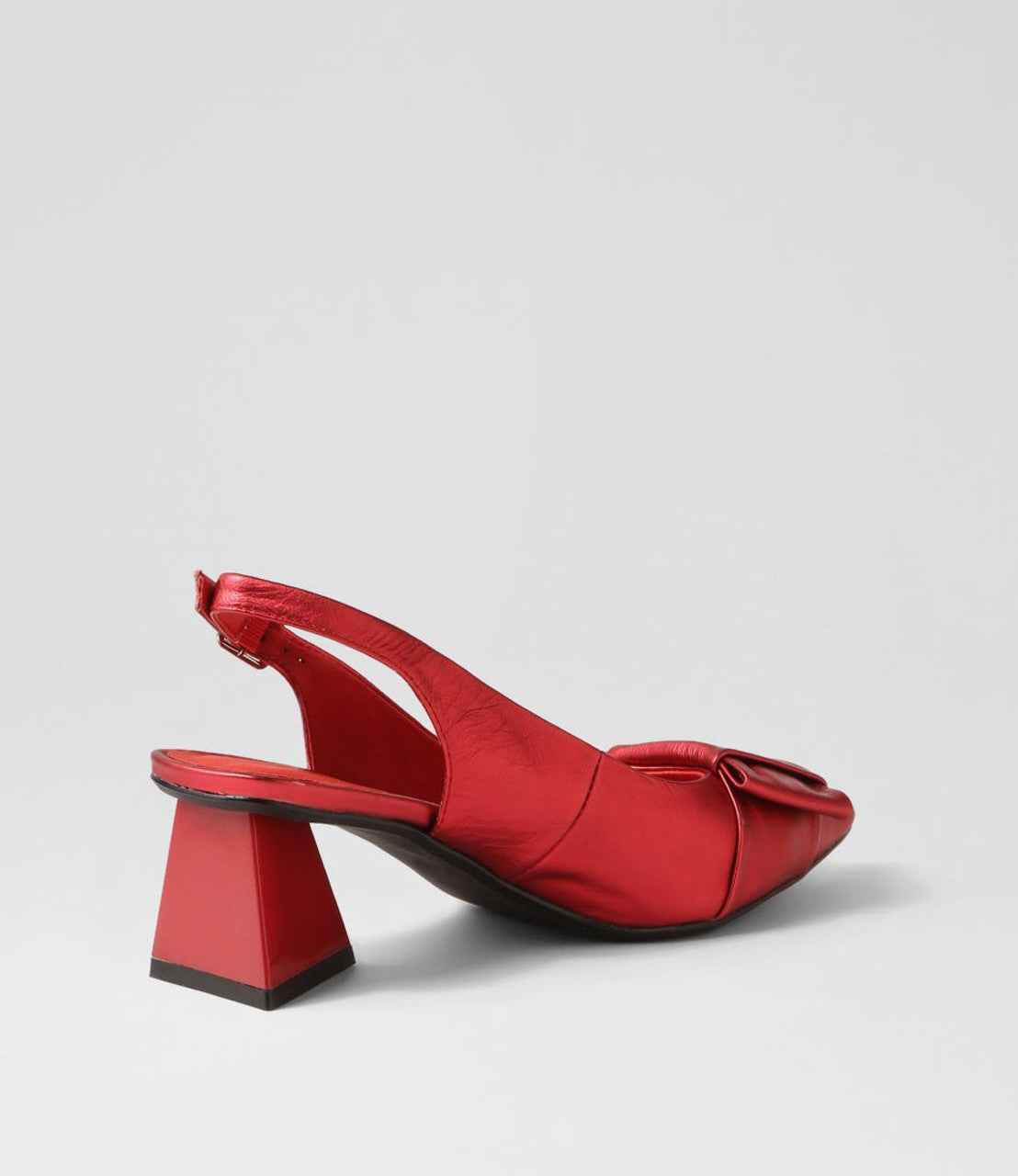 ITZEL SLING BACK - DJANGO AND JULIETTE - 36, 37, 38, 39, 40, 41, 42, black satin, red satin, womens footwear - Stomp Shoes Darwin