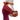 DJANGO AND JULIETTE KADMIEL  BLOCK HEEL - DJANGO AND JULIETTE - 36, 37, 38, 39, 40, 41, ankle strap, BF, block heel, DJ18115027, fuchsia, leather, ORANGE, orange/ fuchsia, RED, womens footwear - Stomp Shoes Darwin