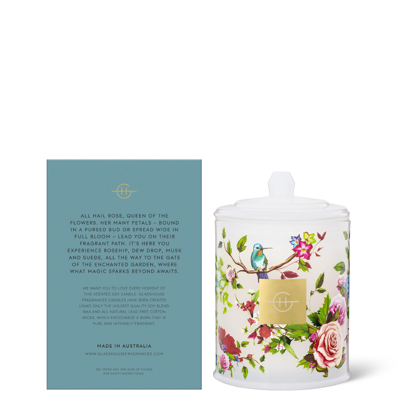 ENCHANTED GARDEN CANDLE 380G - GLASSHOUSE - candles - Stomp Shoes Darwin