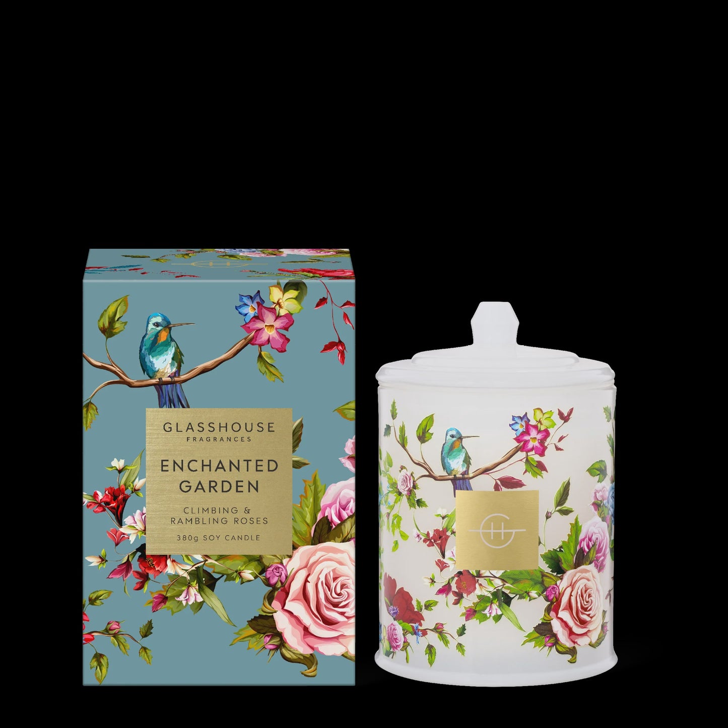 ENCHANTED GARDEN CANDLE 380G - GLASSHOUSE - candles - Stomp Shoes Darwin