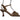 CHRISSIE  DAYLA STRAPPY HEEL - CHRISSIE - BLACK, leather, on sale, STRAPPY HEEL, TAUPE, wine glass, Wine Glass Heels, womens footwear - Stomp Shoes Darwin