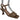 CHRISSIE  DAYLA STRAPPY HEEL - CHRISSIE - BLACK, leather, on sale, STRAPPY HEEL, TAUPE, wine glass, Wine Glass Heels, womens footwear - Stomp Shoes Darwin