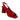 DJANGO AND JULIETTE LANTOS SLING BACK - DJANGO AND JULIETTE - BDS19, block heel, DJ19279, emerald, leather, open toe heel, RED, womens footwear - Stomp Shoes Darwin