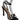 BRAZILIO KIA STRAPPY HEEL - BRAZILIO - 010421, 154038, 36295, 5430012, 58471, ankle strap, BLACK, leather, VZ SHOW PRETO, WHITE, womens footwear - Stomp Shoes Darwin