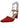 BRAZILIO MISAL CROCHET PUMP - BRAZILIO - 49153, Coral, leather, Purple, womens footwear - Stomp Shoes Darwin