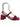 BRAZILIO WENDY STRAPPY BLOCK HEEL - BRAZILIO - 57006, Berry, block heel, leather, NAVY, womens footwear - Stomp Shoes Darwin